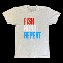 Load image into Gallery viewer, Short Sleeve T-Shirts With American Flag on the Back and Logo